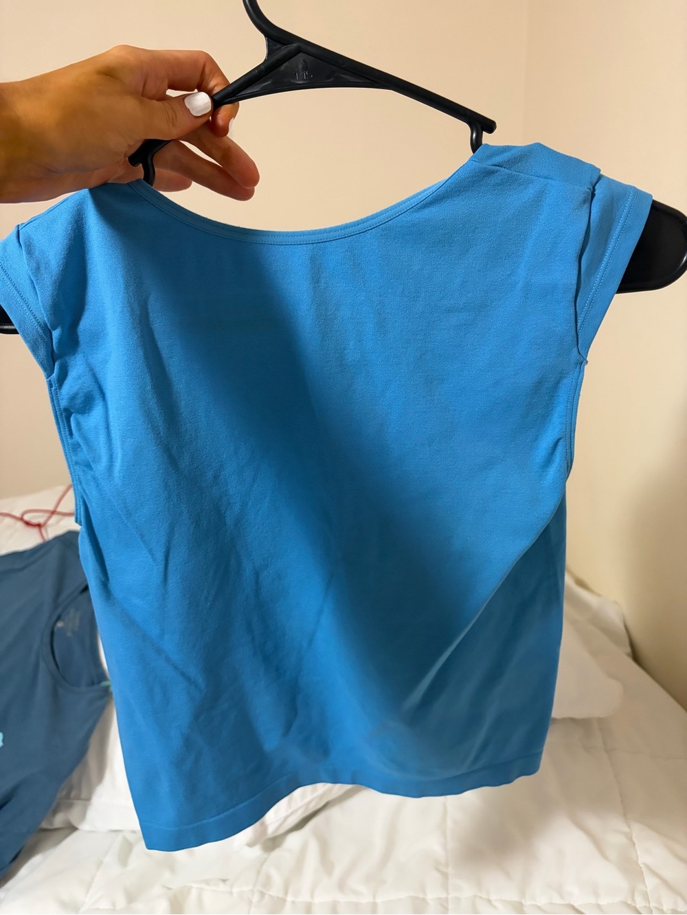 wild fable Bright Blue Scoop Neck Crop Top